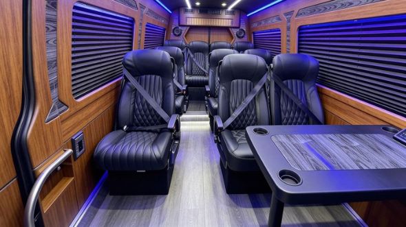 18 passenger sprinter van interior wheeling