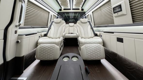 8 passenger sprinter van interior wheeling