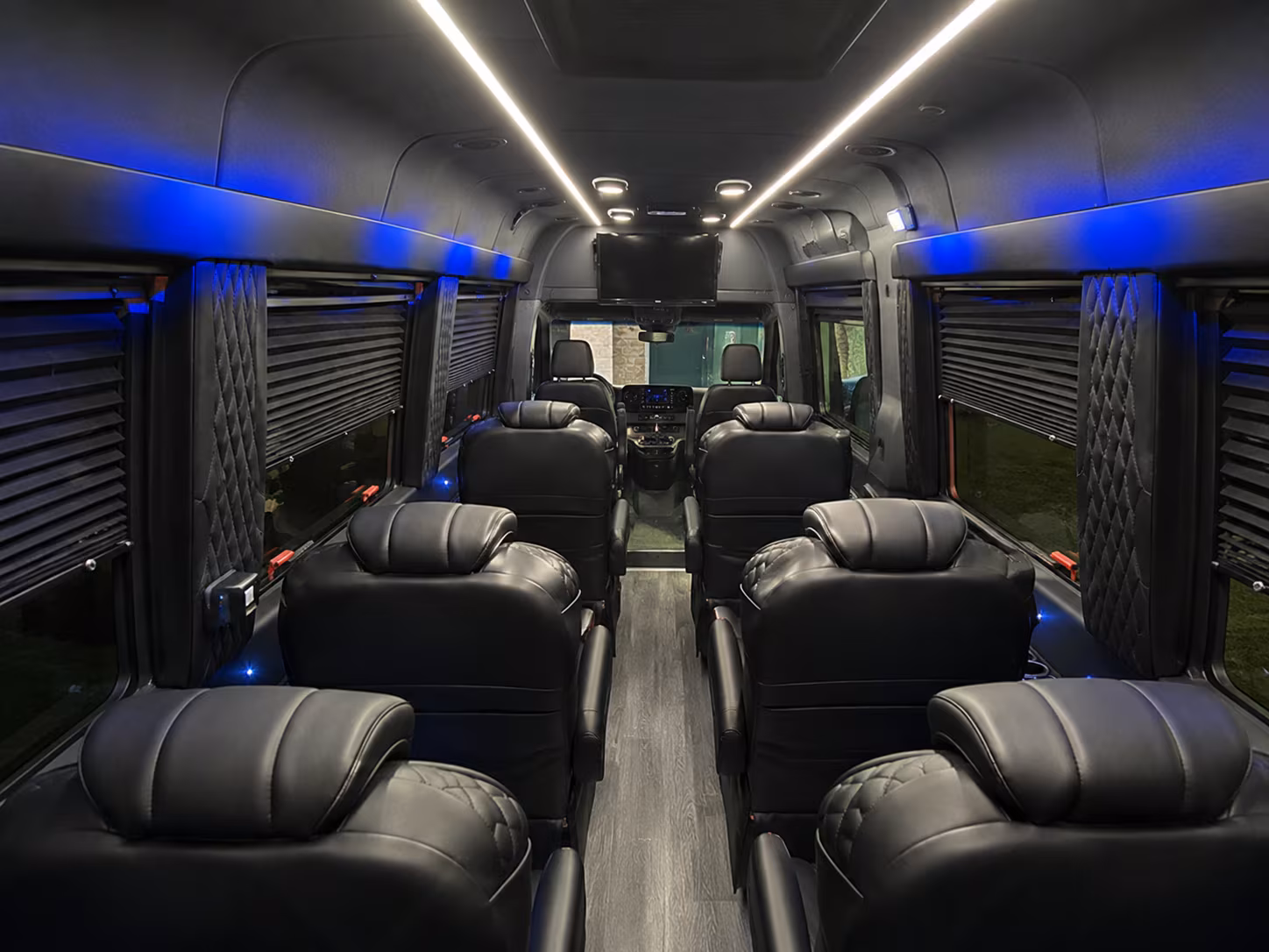 pittsburgh 10 passenger sprinter van inside