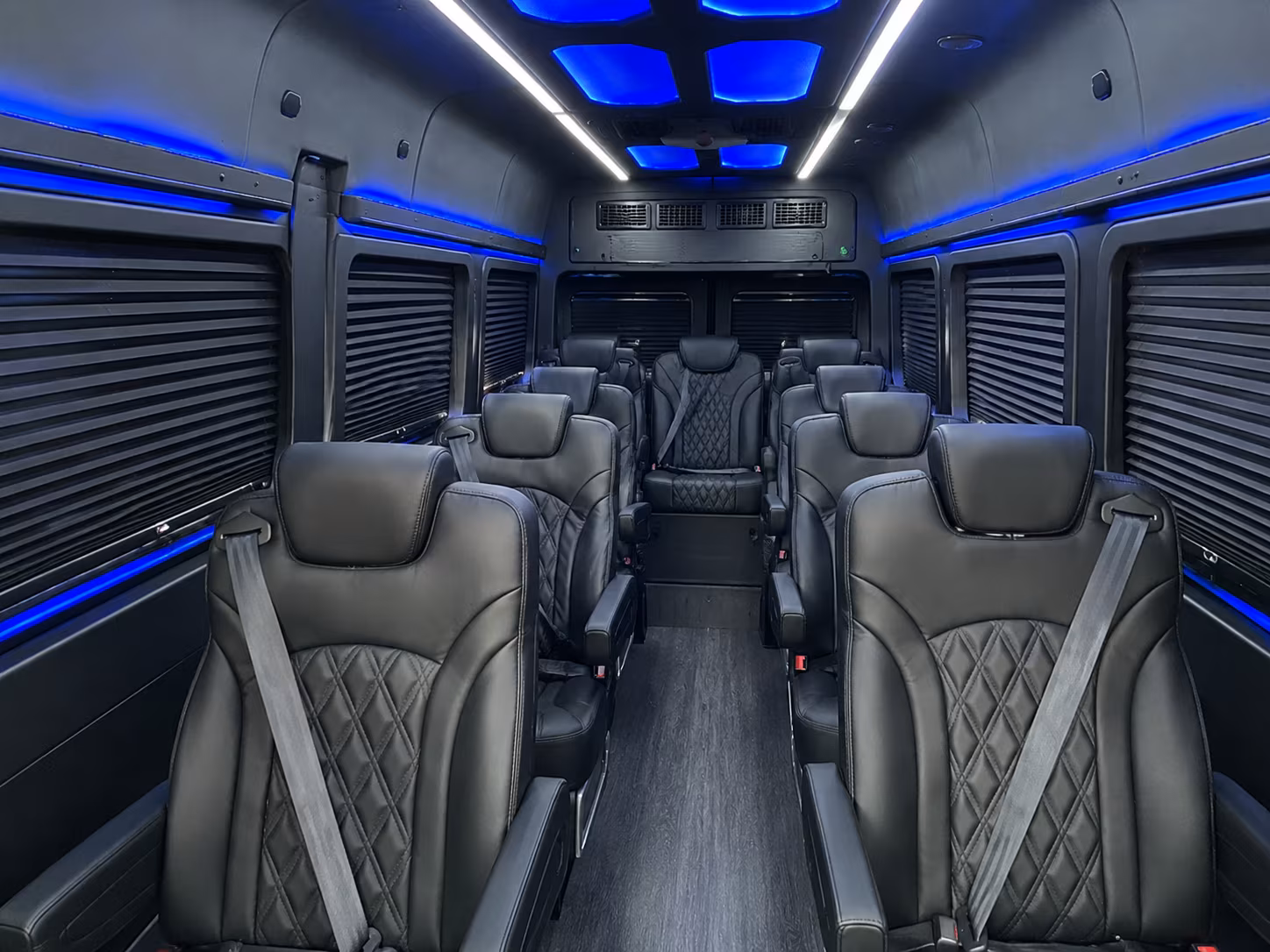 pittsburgh 10 passenger sprinter van interior