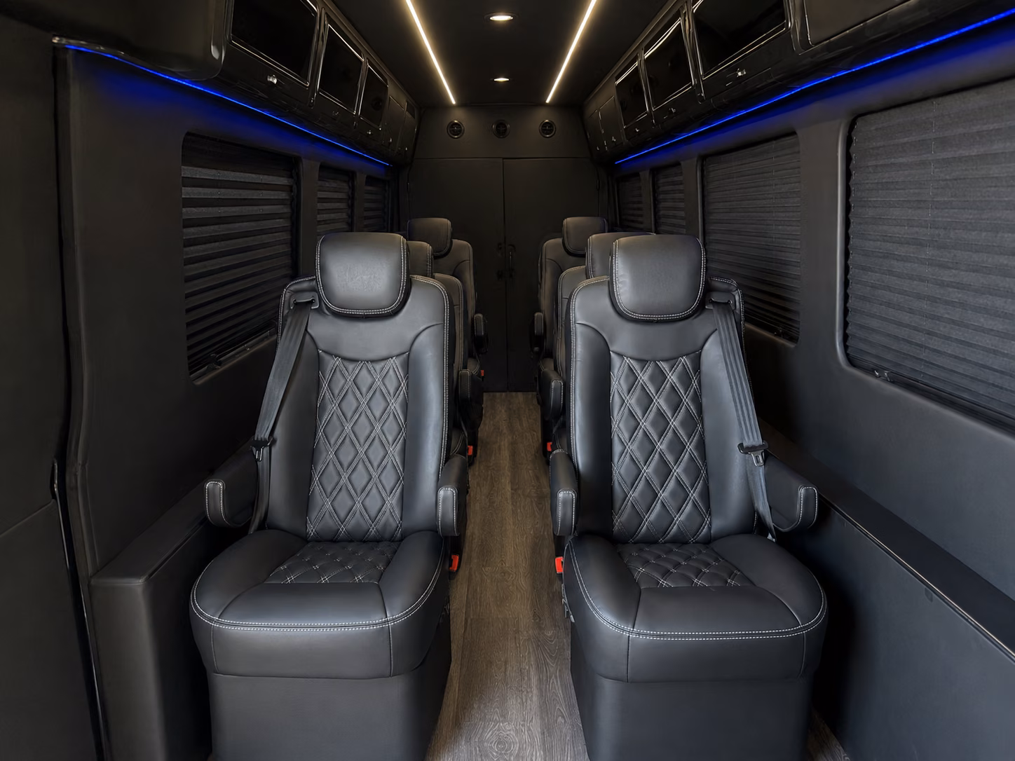 pittsburgh 12 passenger sprinter van inside