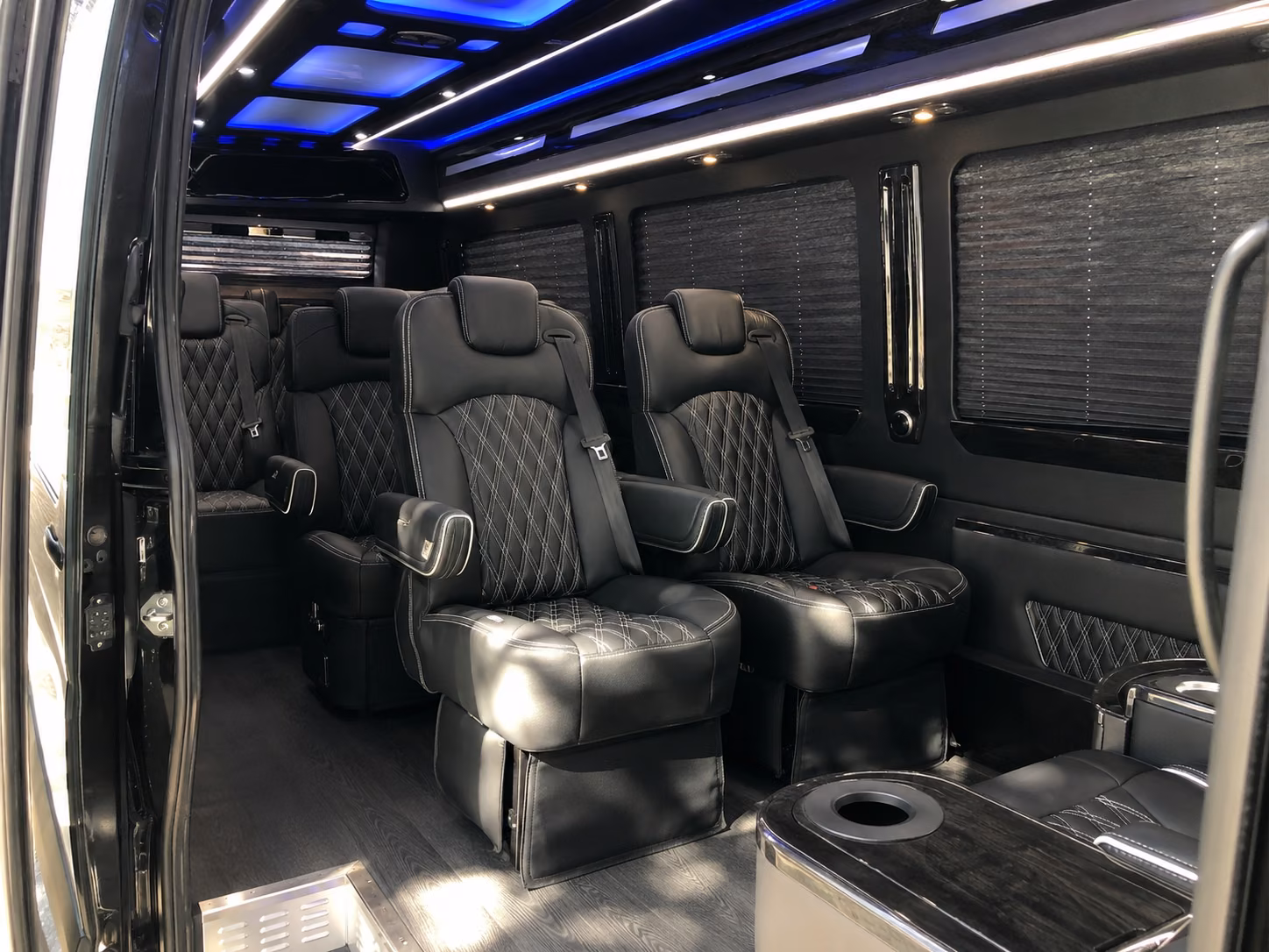 pittsburgh 18 passenger sprinter van inside