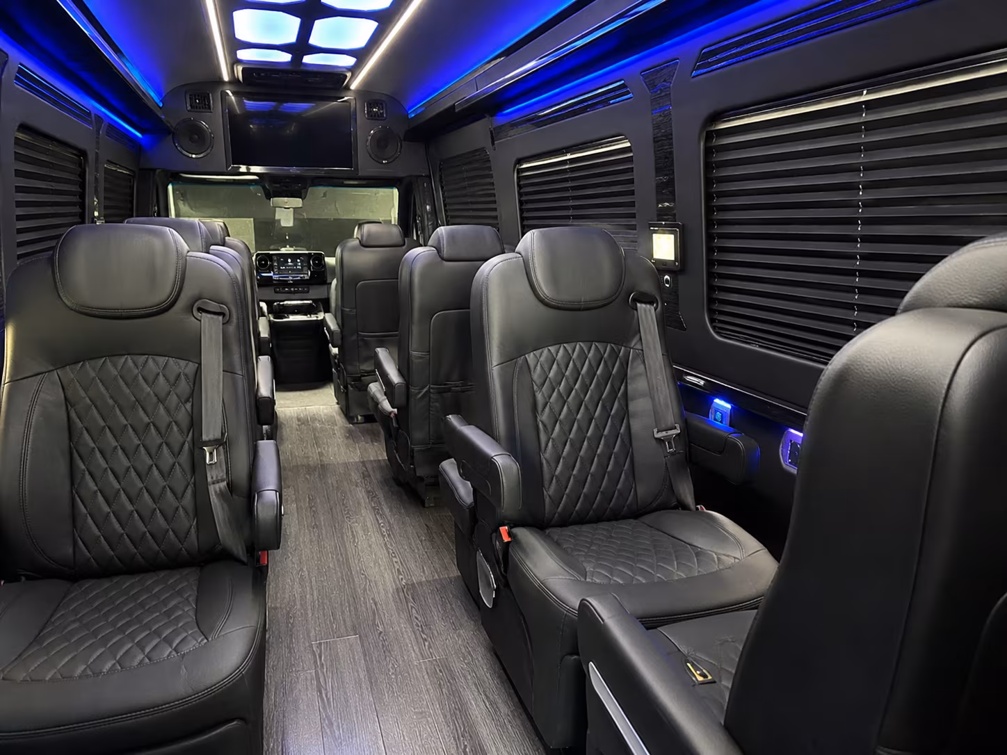 pittsburgh 20 passenger sprinter van inside