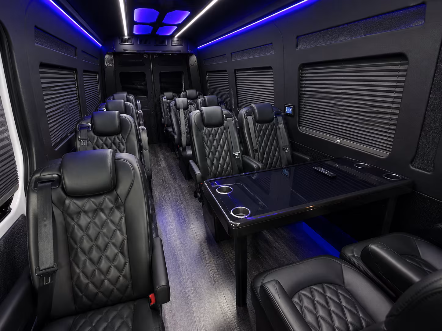 pittsburgh 8 passenger sprinter van inside