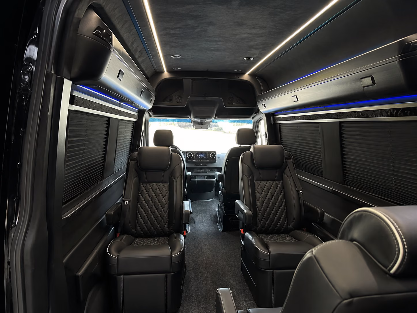 pittsburgh 8 passenger sprinter van interior