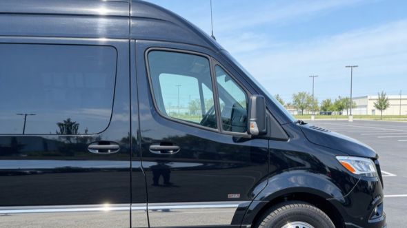 wheeling private event sprinter van rental